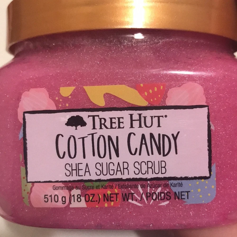 ☀️ Tree Hut Cotton Candy Shea Sugar Scrub - 18 Oz